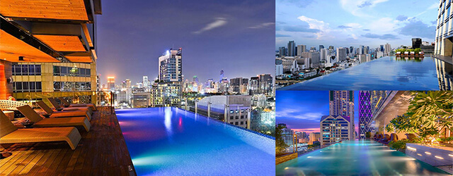 泰國自由行,曼谷自由行,曼谷住宿,酒店,無邊際泳池