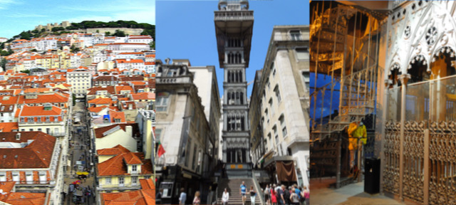 葡萄牙自由行,里斯本自由行,聖胡斯塔電梯,Elevador de Santa Justa,爾穆廣場,新哥特式