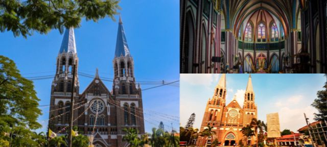 緬甸自由行,仰光自由行,仰光聖瑪麗大教堂,Saint Mary's Cathedral,新哥德,彩色玻璃