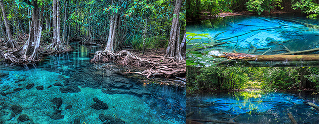 Thailand, Blue Pool, Krabi