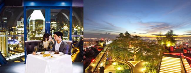 新加坡,約會,1-Altitude,Singapore Flyer,Sky  on  57,Esplanade  Roof  Garden,大榴蓮戶外劇場