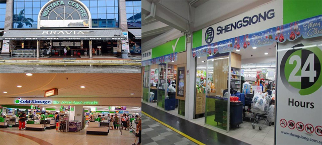 新加坡,NTUC FairPrice,昇松超市,Cold Storage,CK Department,Mustafa Centre,購物