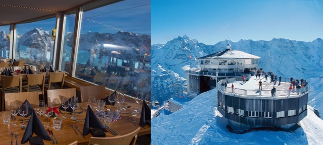 瑞士,雪朗峰,360度旋轉餐廳,Piz Gloria,007
