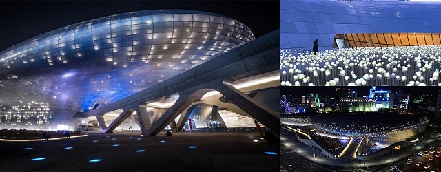 韓國,韓國自由行,景點,購物,韓劇拍攝地,LED玫瑰燈花海,東大門DDP設計廣場,東大門
