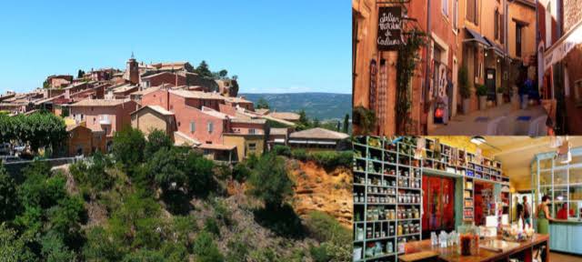 法國自由行,Roussillon,紅土城,魯西永城,天然顏料,小鎮,美景