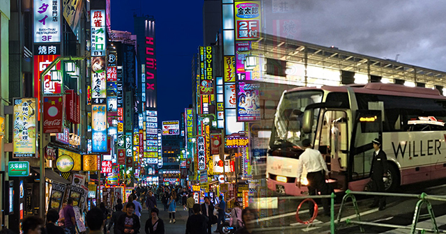 日本,夜行巴士