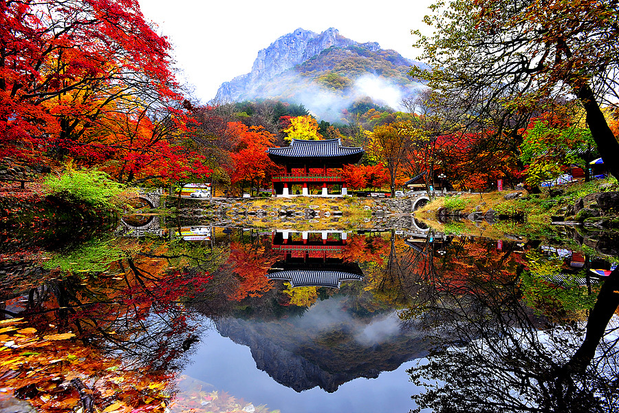 白羊寺 紅葉