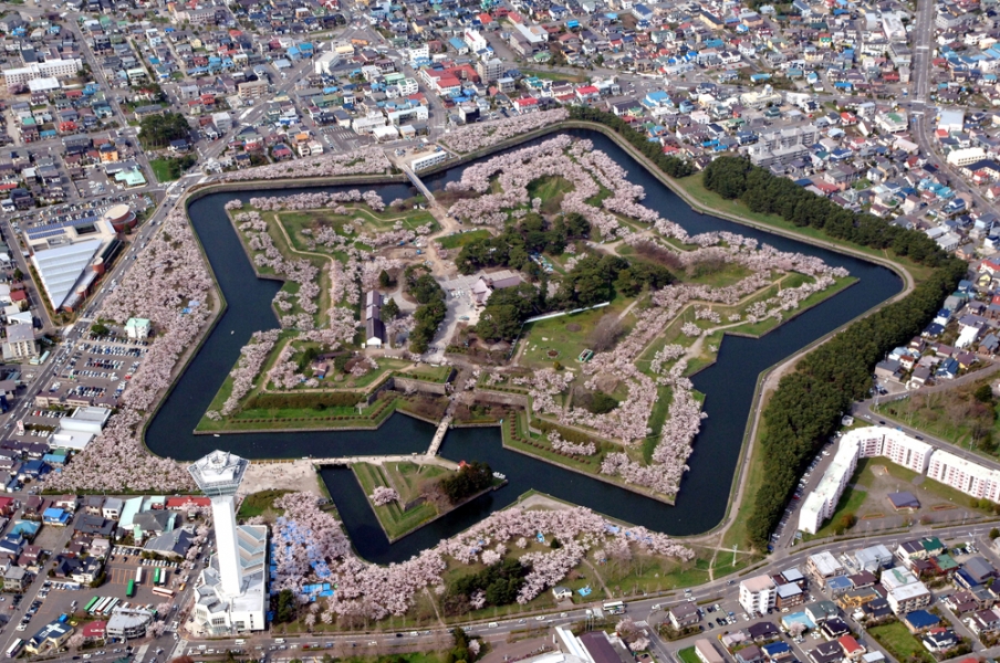 【北海道冬季】五稜郭跡 賞冬季函館最亮的一顆星