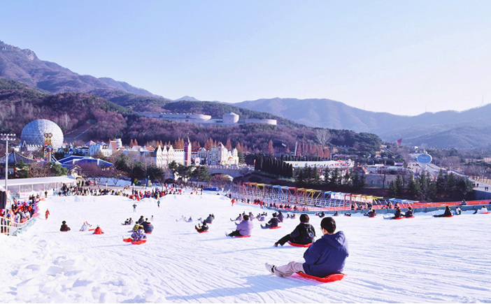 首爾樂園雪橇場