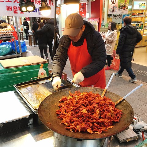 明洞街頭美食