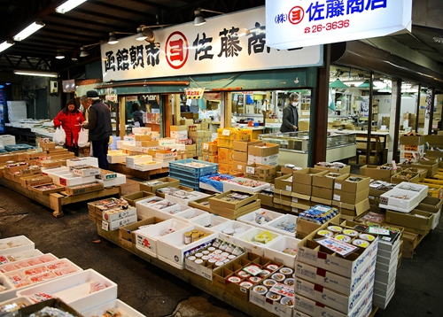 函館美食 函館朝市