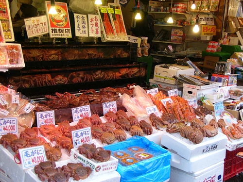 函館美食 函館朝市