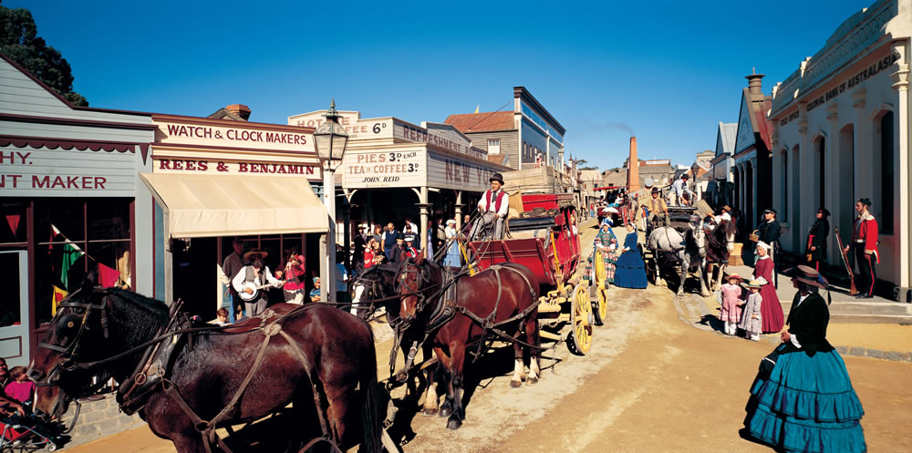 Sovereign Hill ,淘金鎮,墨爾本,澳洲