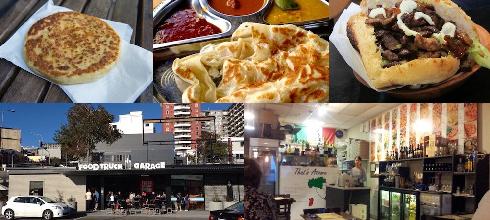 紐西蘭自由行,奧克蘭自由行,Mamak Malaysian,Food Truck Garage,Middle East Cafe,No.1 Pancake,That’s Amore,美食