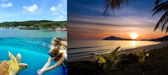 泰國,象島,白沙灘,邦寶漁村,卡貝海灘,孔拋海灘,孤獨海灘