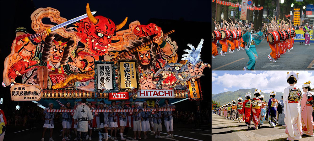 日本東北祭典,三大祭,四大祭,六大祭,懶人包